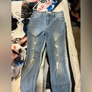 (26) PacSun JEGGING Stretchy High-Rise ripped, like new
